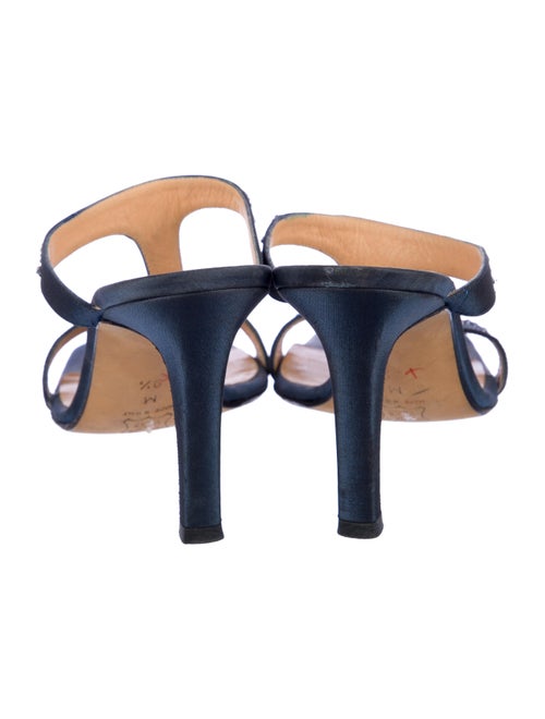 Richard Tyler Satin Slides