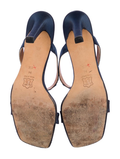 Richard Tyler Satin Slides