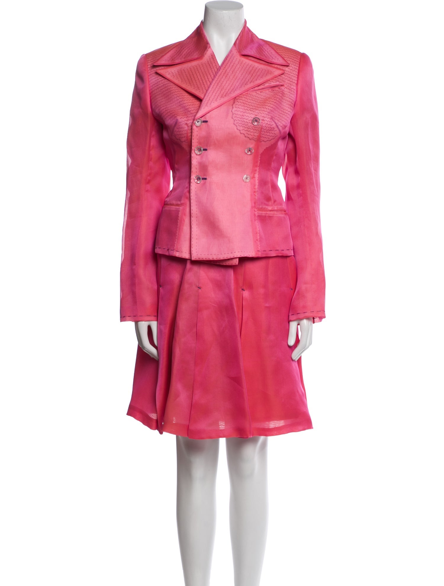 Richard Tyler Vintage Late 1980's - Early 1990's Skirt Suit