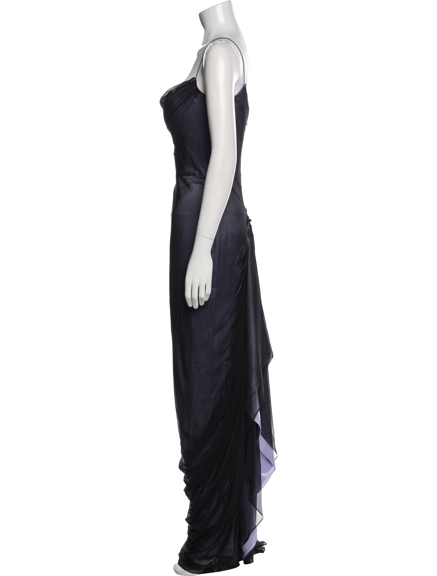 Richard Tyler Silk Long Dress