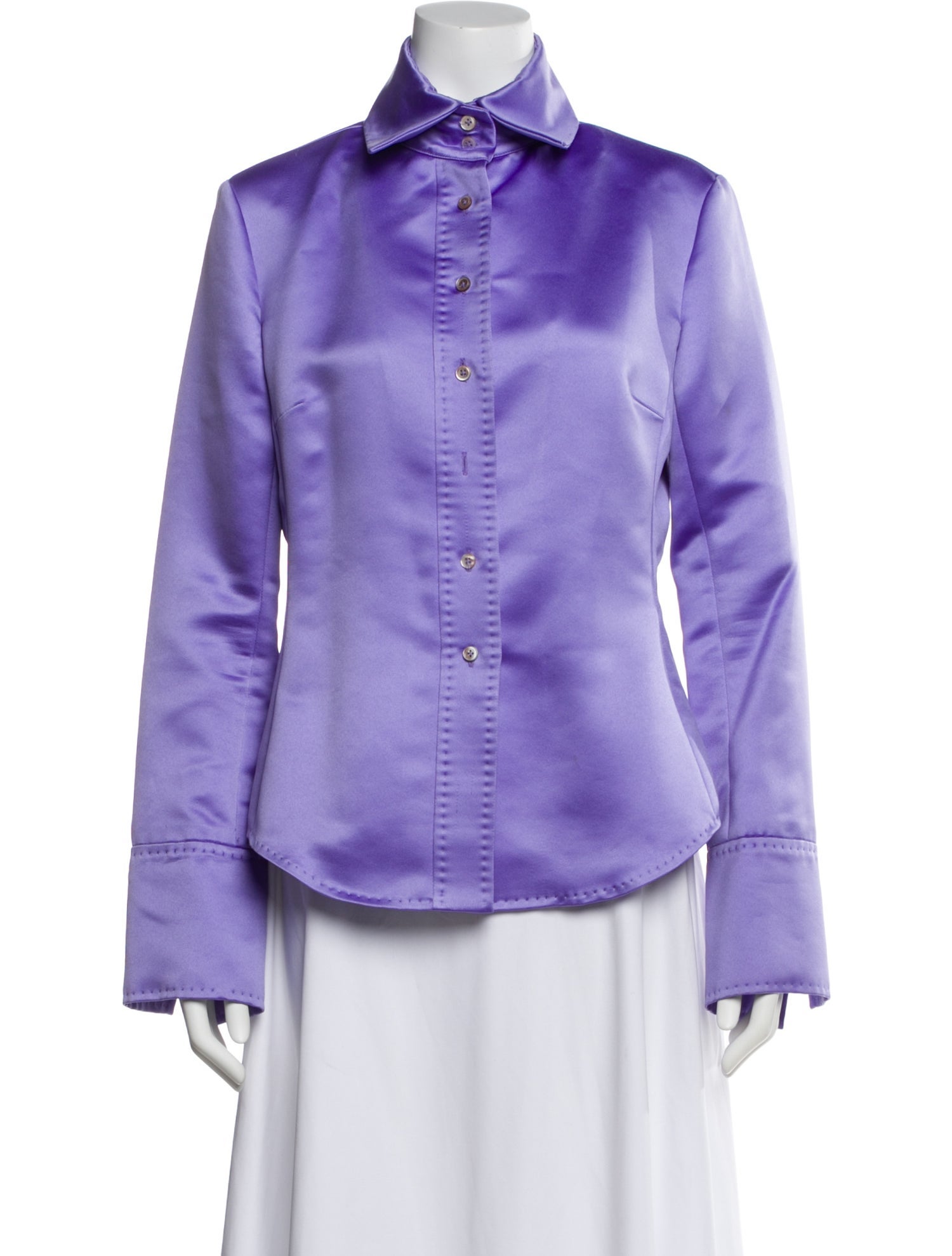 Richard Tyler Vintage Long Sleeve Blouse