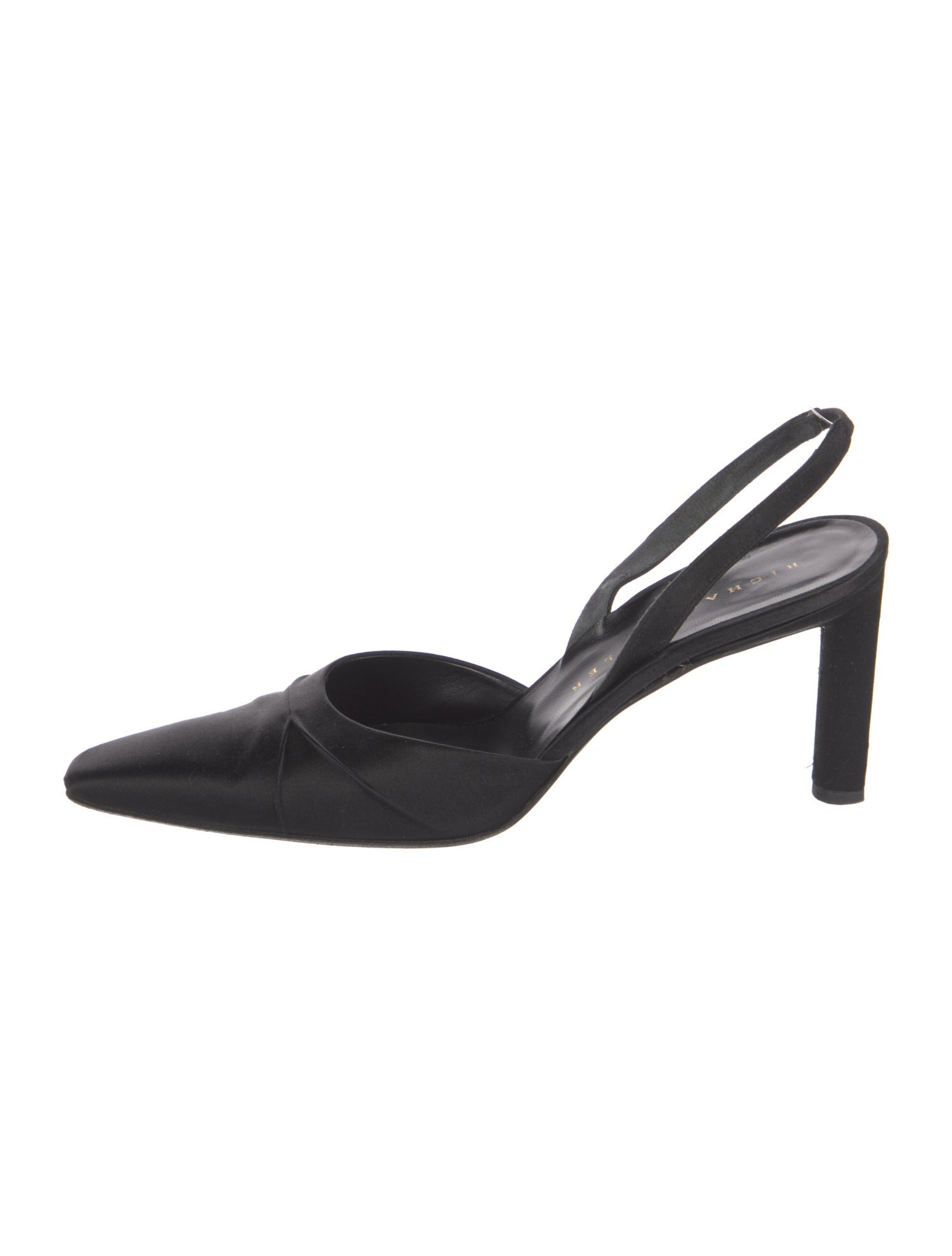 Richard Tyler Vintage Canvas Slingback Pumps