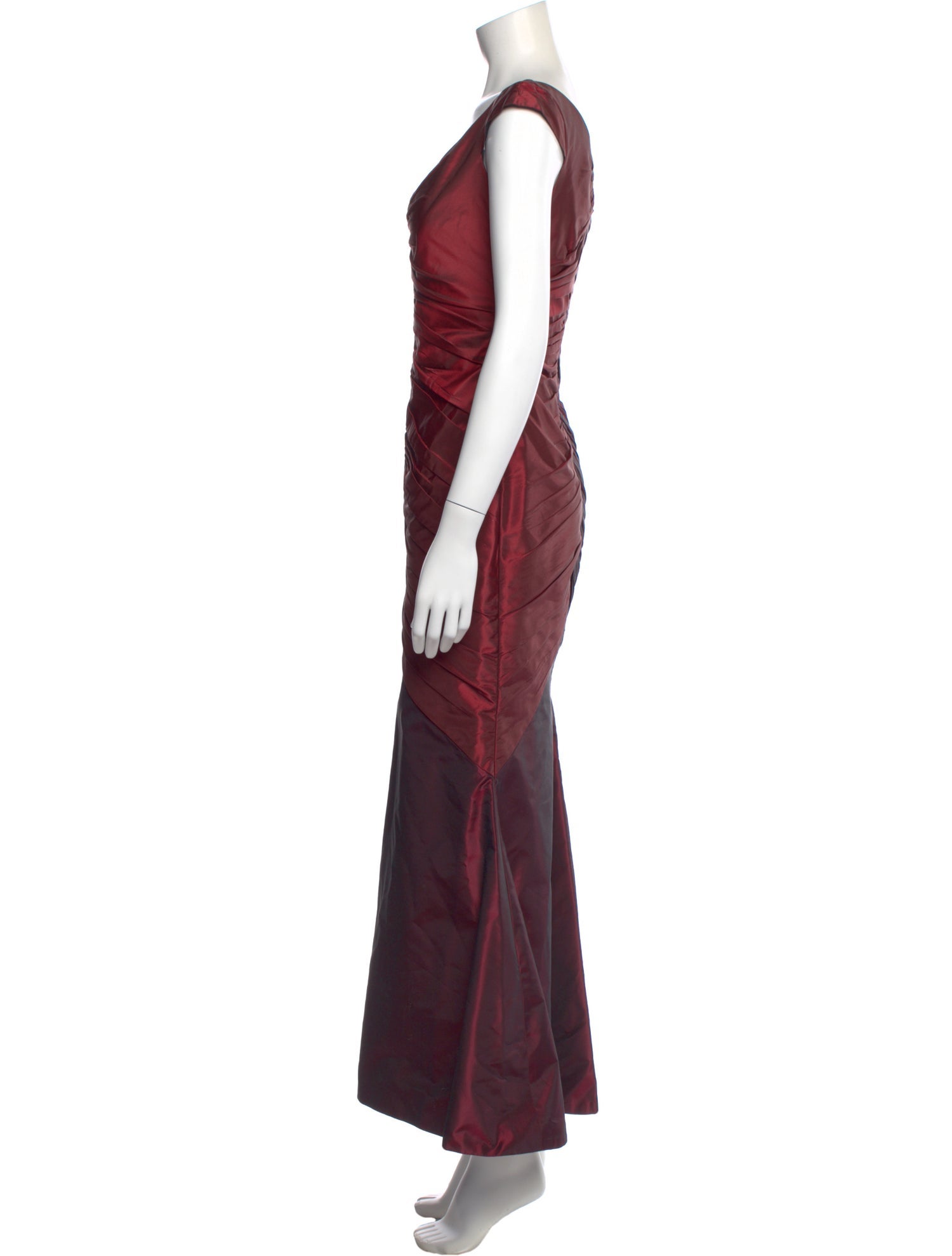 Richard Tyler Silk Long Dress