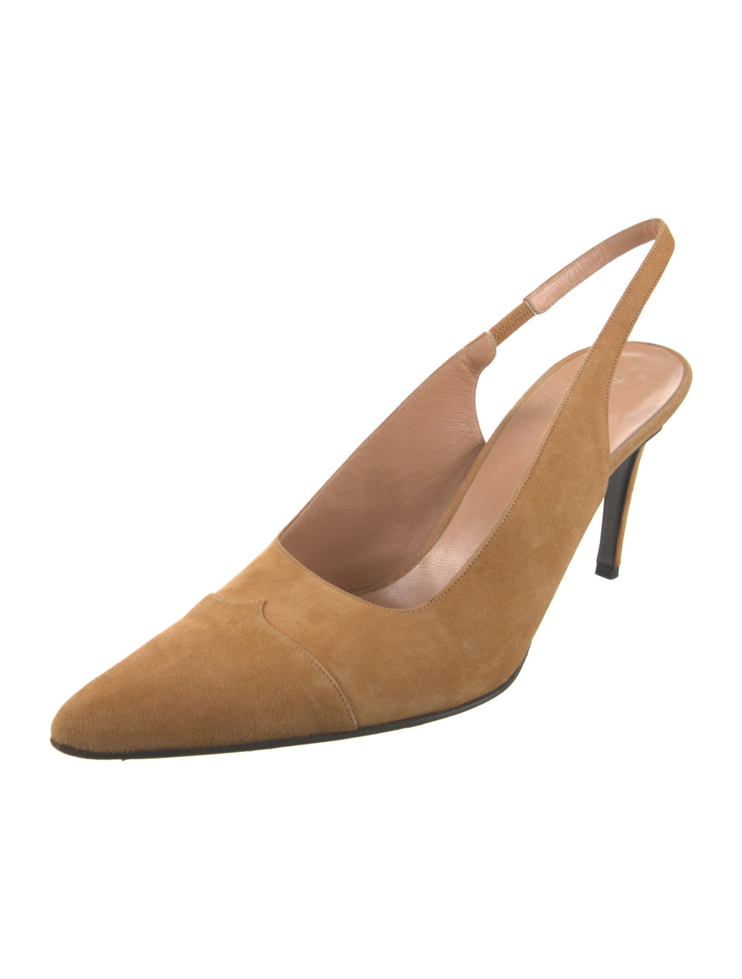 Richard Tyler Leather Slingback Pumps
