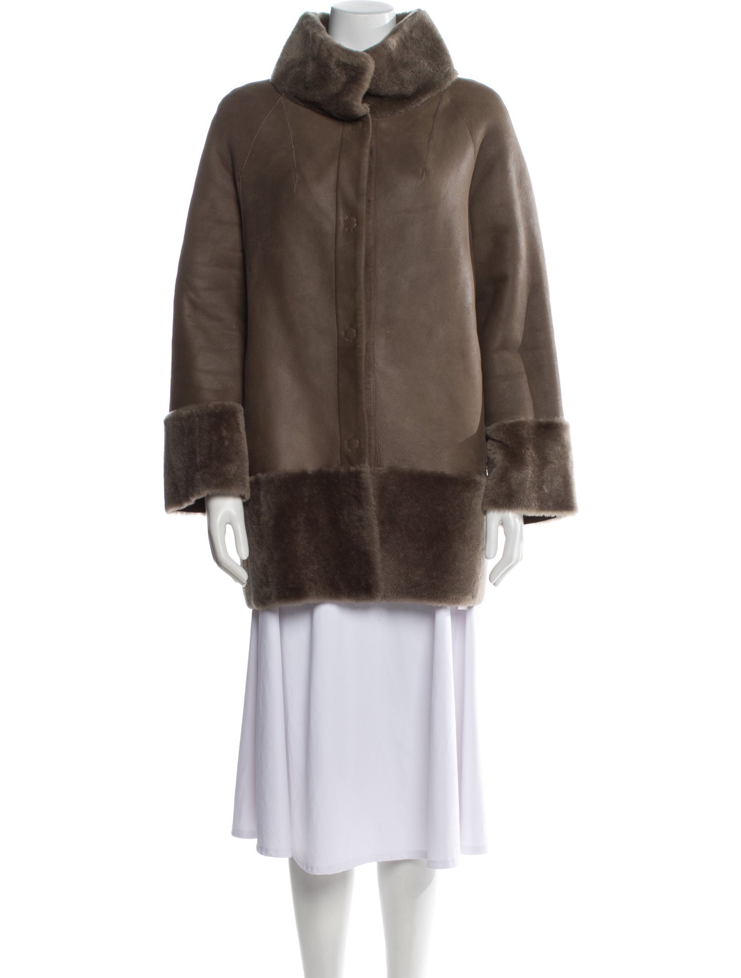 Rizal Shearling Fur Coat