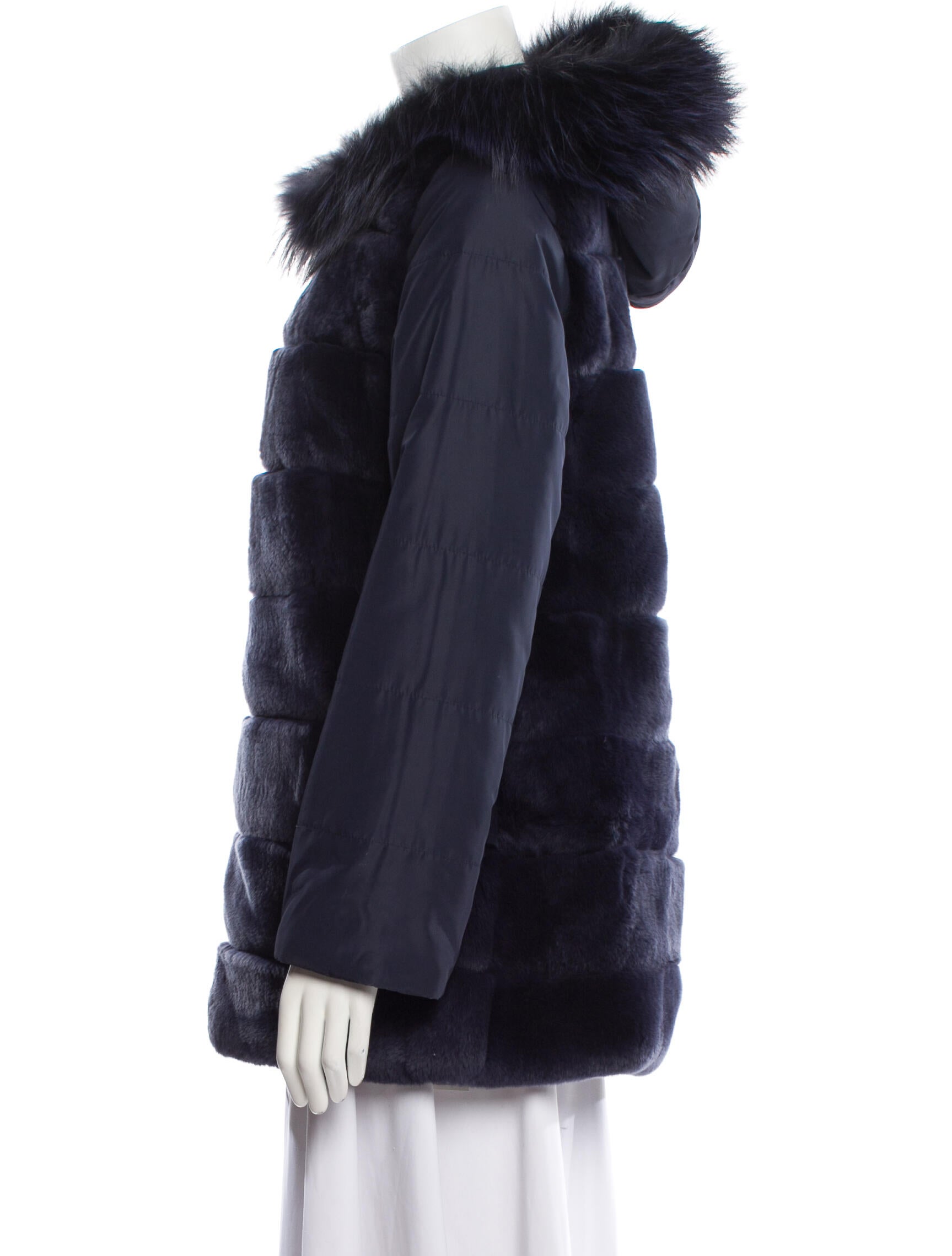 Rizal Nylon Faux Fur Jacket