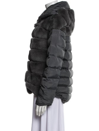 Rizal Goat Leather Down Coat