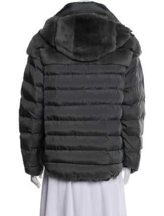 Rizal Goat Leather Down Coat