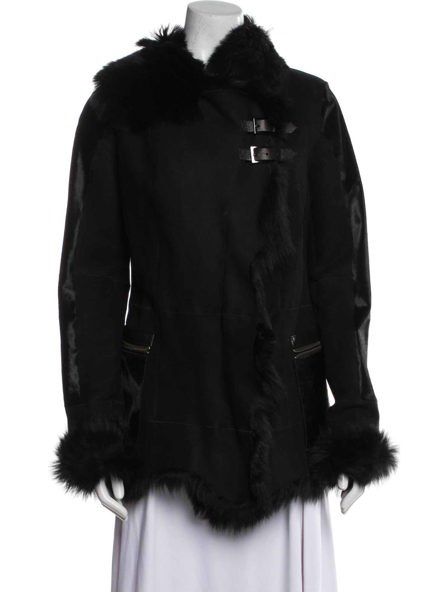 Rizal Shearling Fur Coat