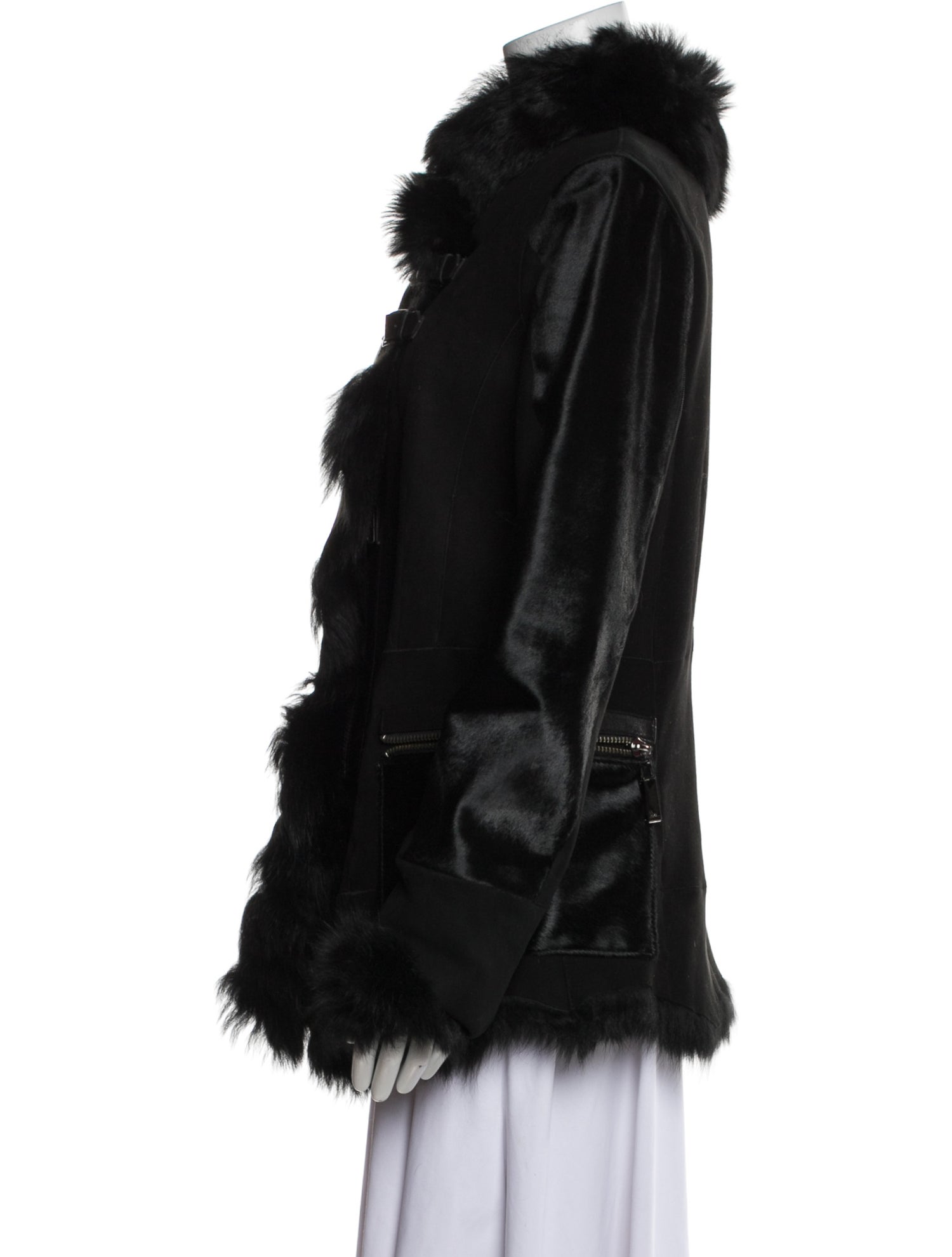 Rizal Shearling Fur Coat