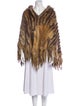 Rizal Fur Animal Print Fur Jacket