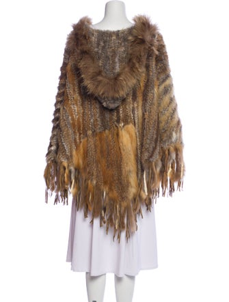 Rizal Fur Animal Print Fur Jacket