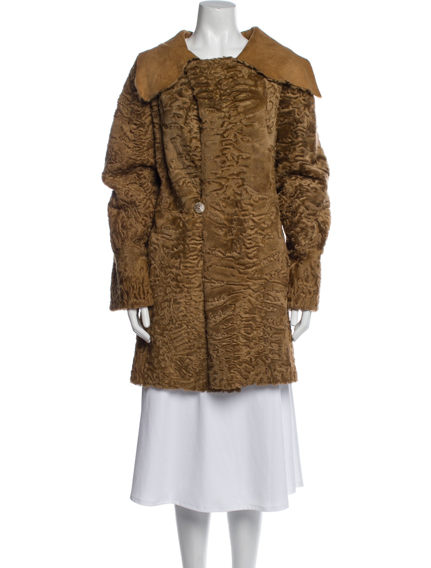Rizal Lamb Fur Fur Coat