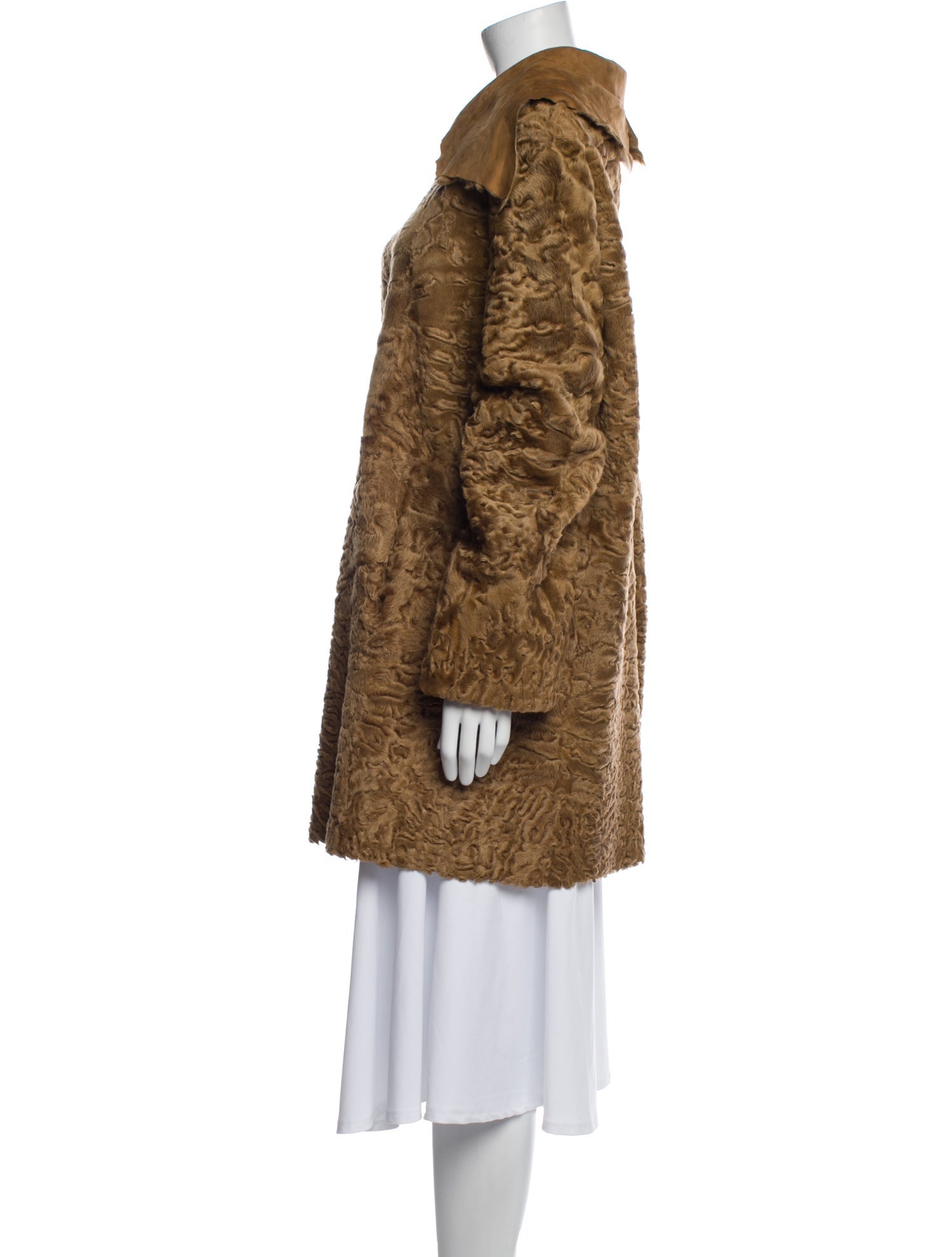 Rizal Lamb Fur Fur Coat