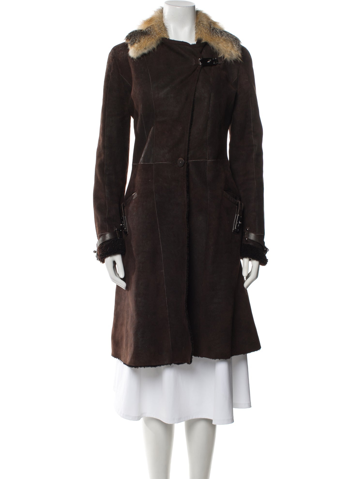 Rizal Shearling Fur Coat