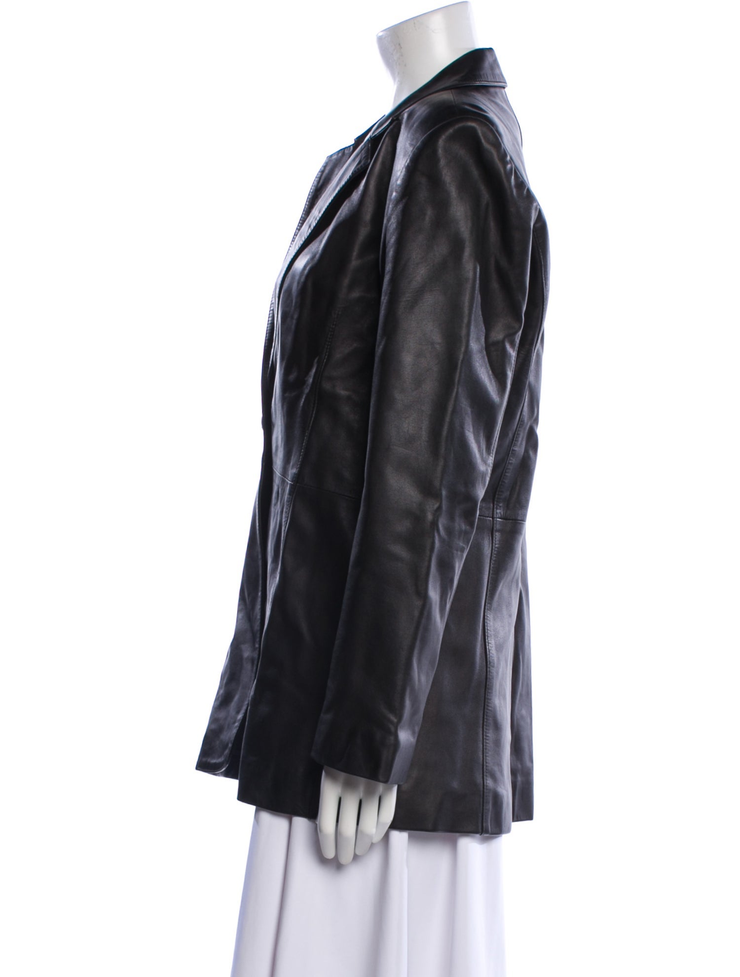 Rizal Leather Blazer