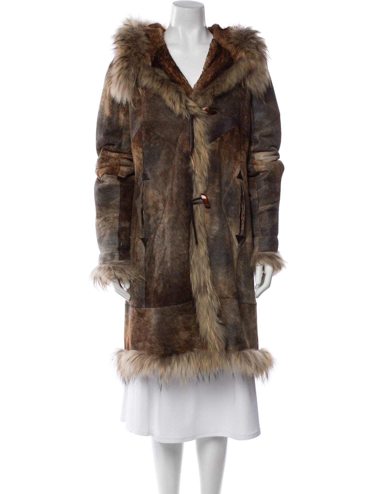 Rizal Vintage Shearling Fur Coat