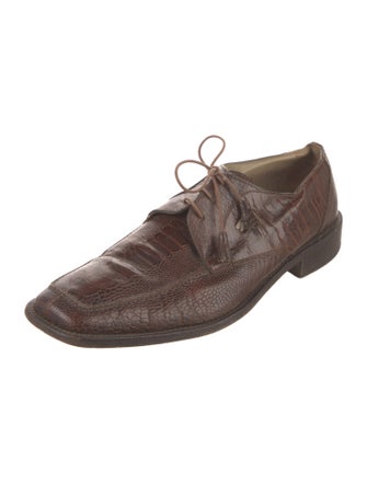 Romano Martegani Ostrich Leg Oxfords