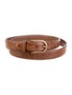 Romano Martegani Skinny Leather Belt