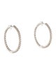 Rina Limor 18k 2.52ctw Diamond Inside Out Hoop Earrings