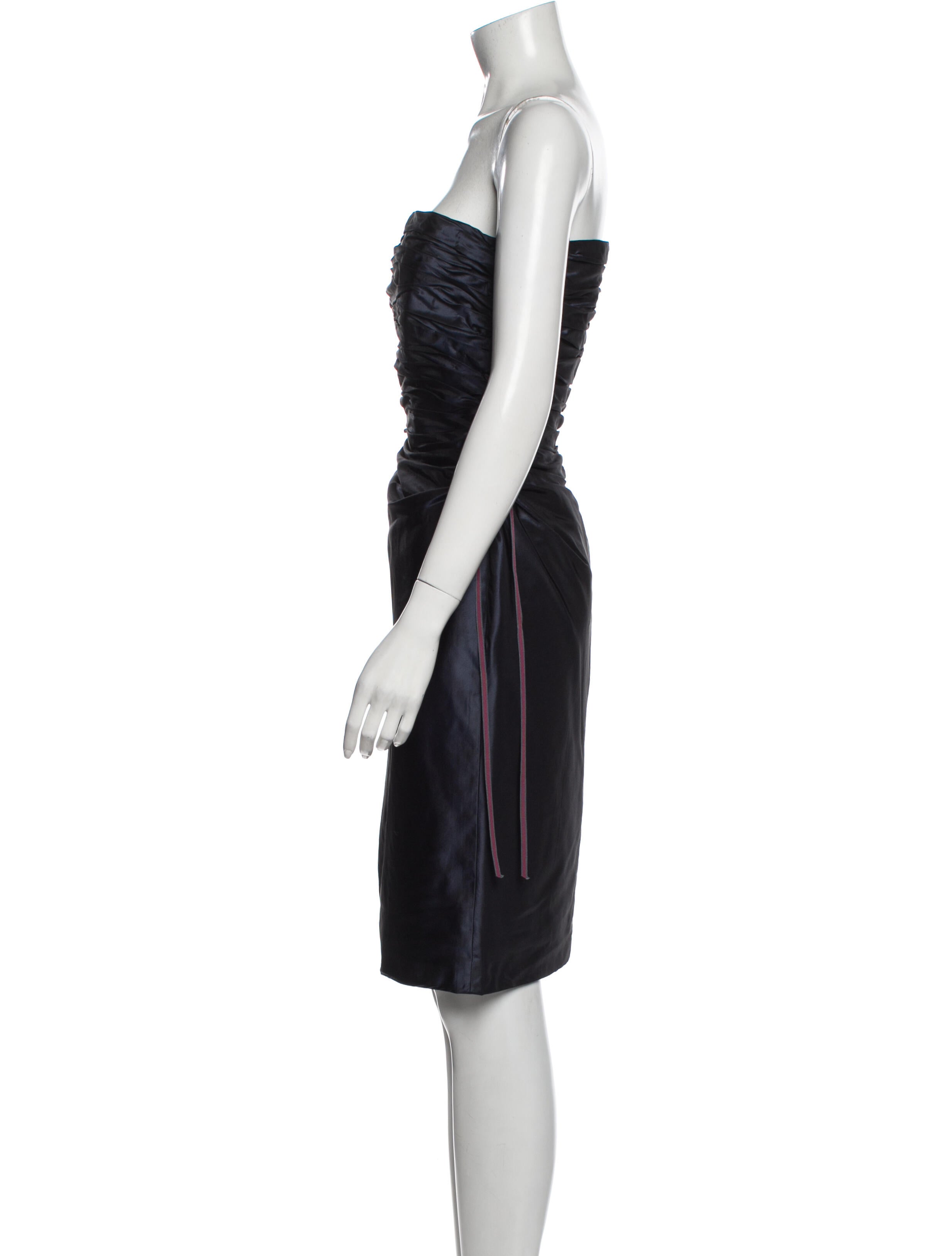 Roland Nivelais Strapless Mini Dress