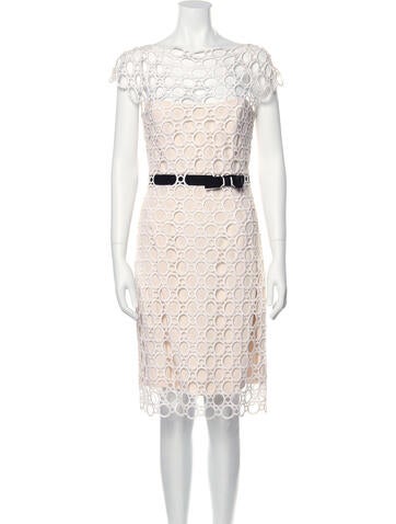 Roland Nivelais Dresses Silk Midi Length Dress Us2, UK6 | XS