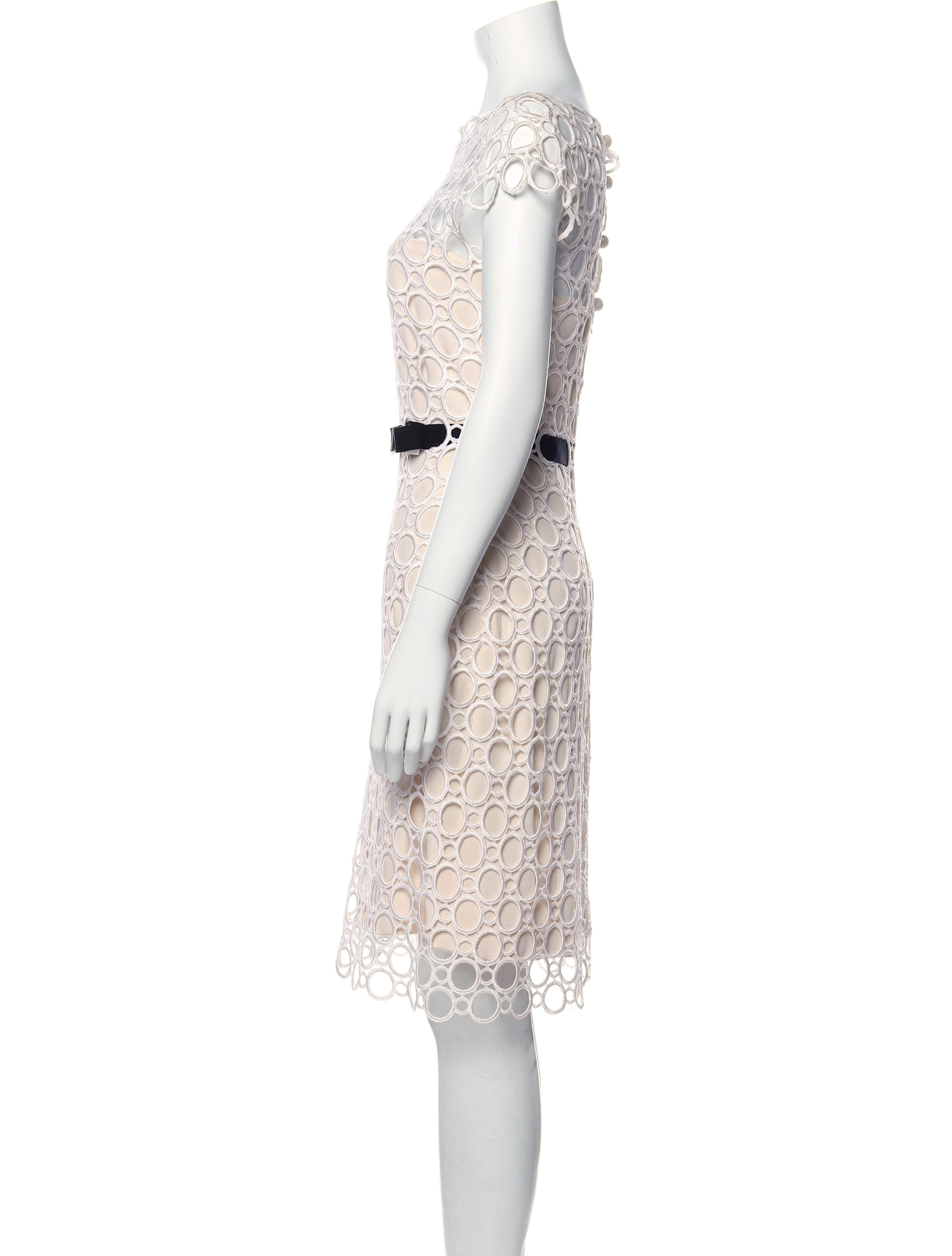 Roland Nivelais Silk Midi Length Dress