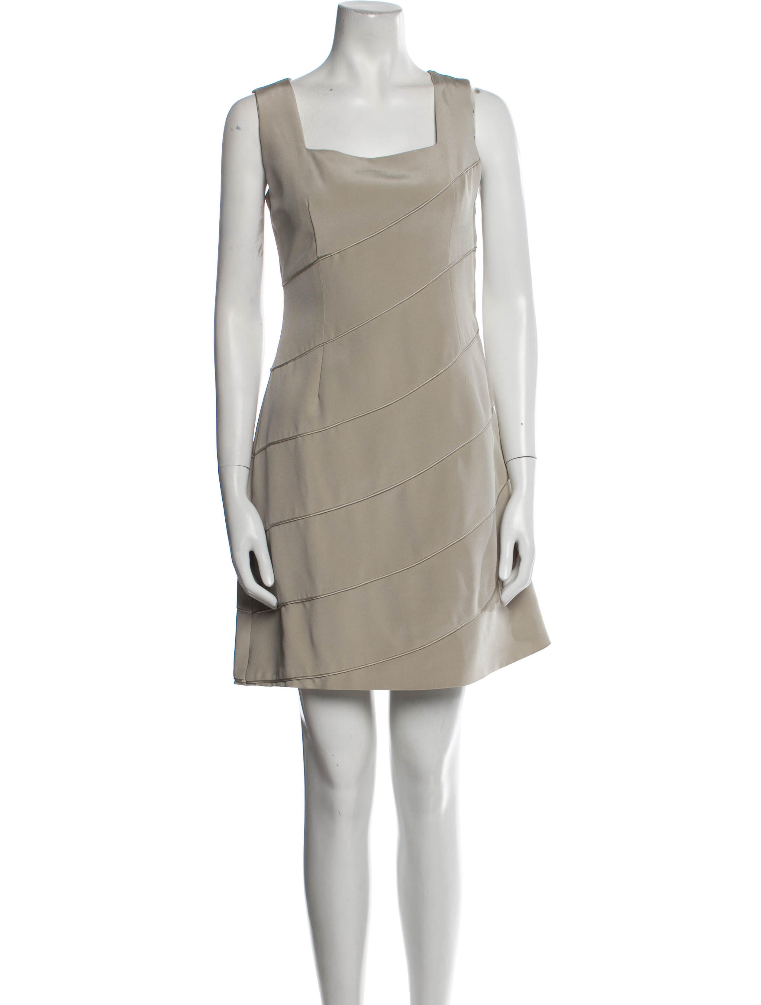 Roland Nivelais Silk Mini Dress