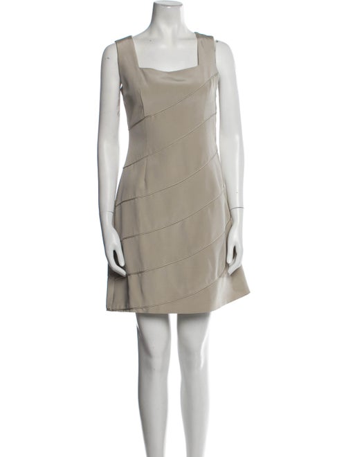 Roland Nivelais Silk Mini Dress