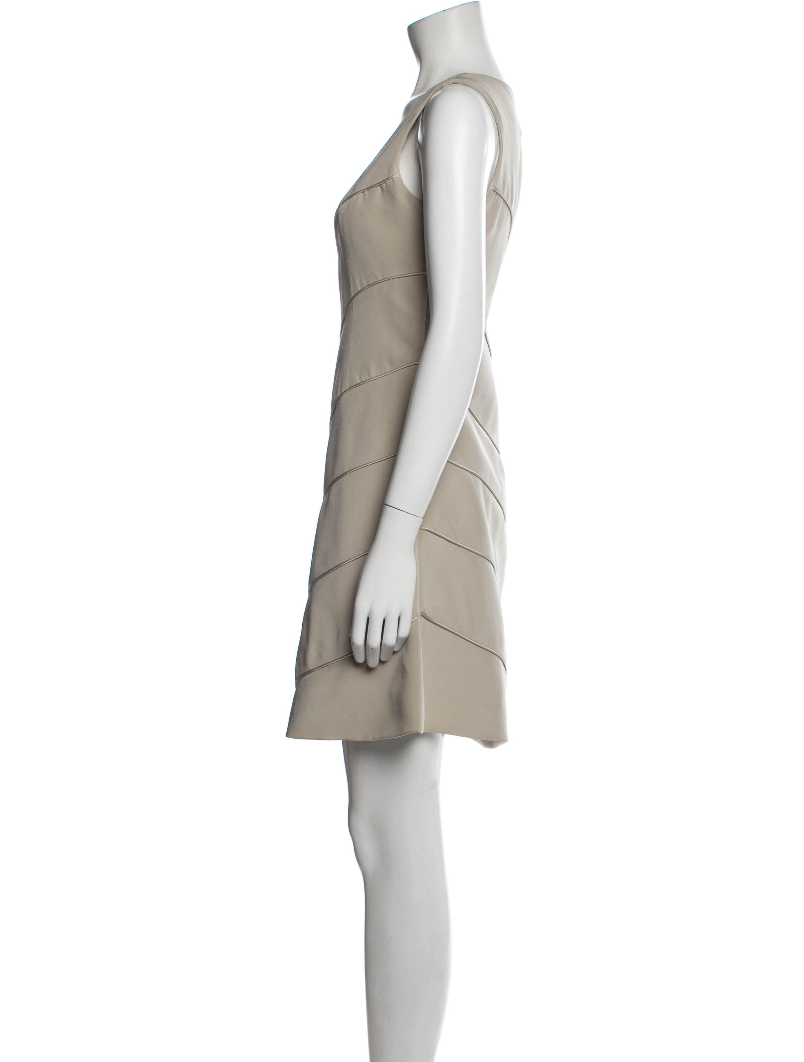 Roland Nivelais Silk Mini Dress