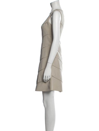 Roland Nivelais Silk Mini Dress