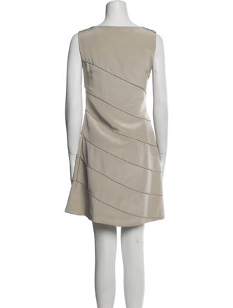 Roland Nivelais Silk Mini Dress