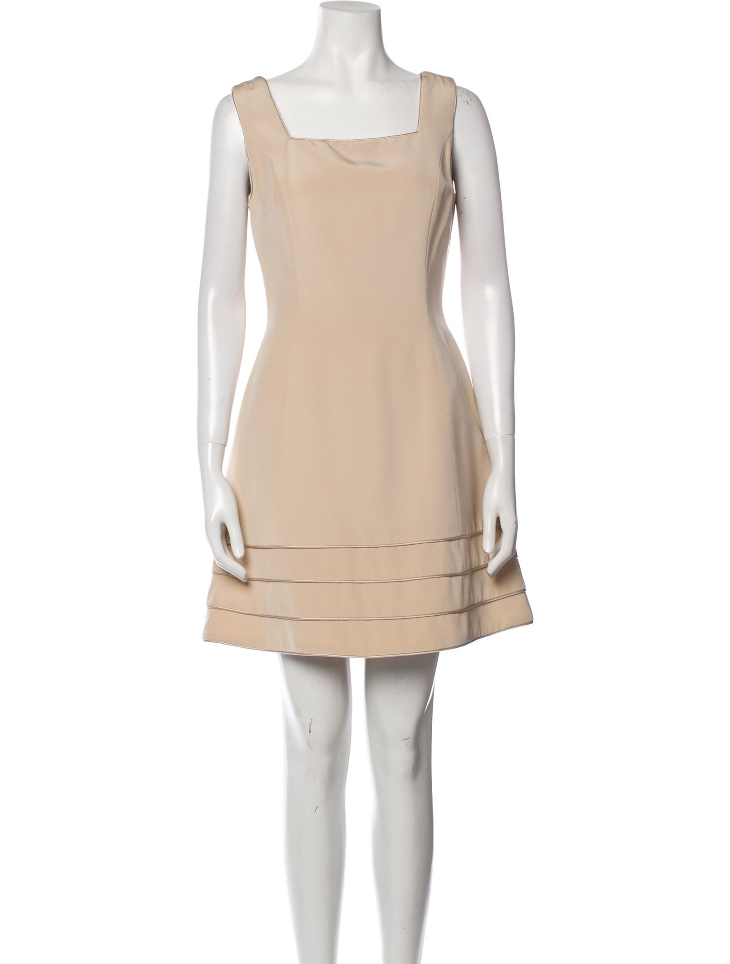 Roland Nivelais Silk Mini Dress
