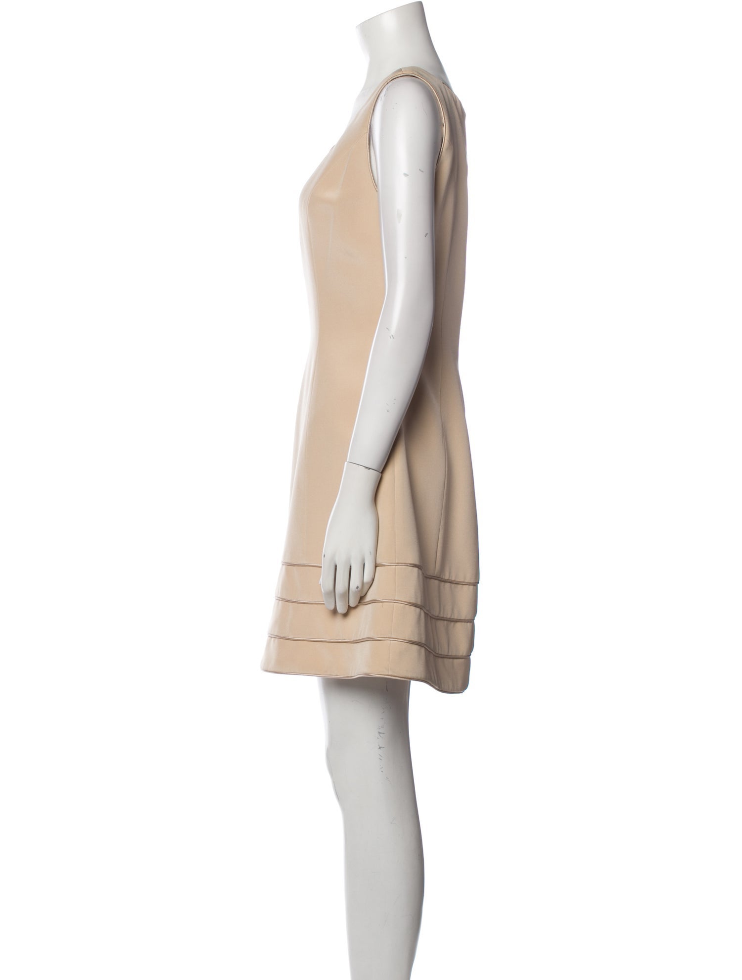 Roland Nivelais Silk Mini Dress