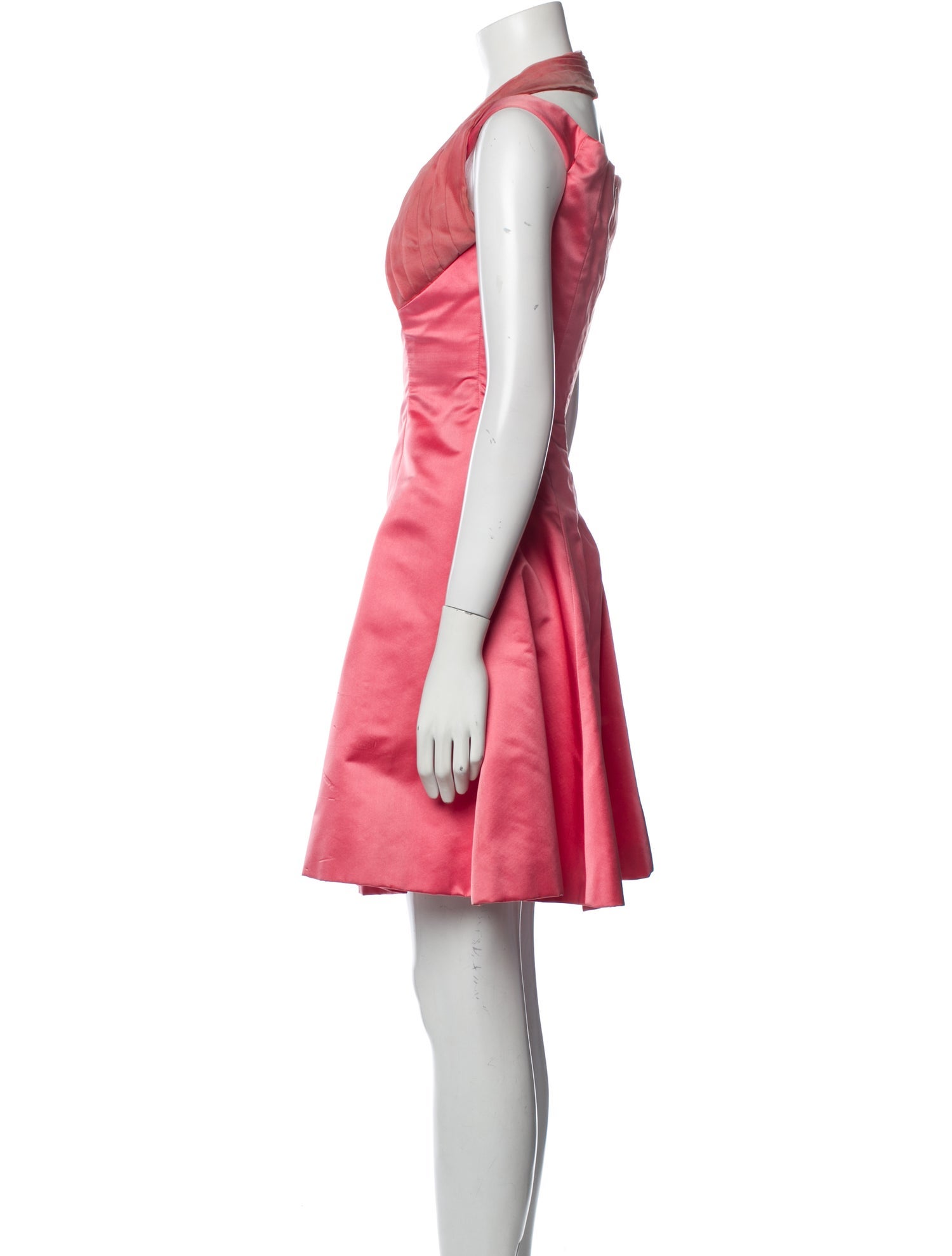 Roland Nivelais V-Neck Mini Dress