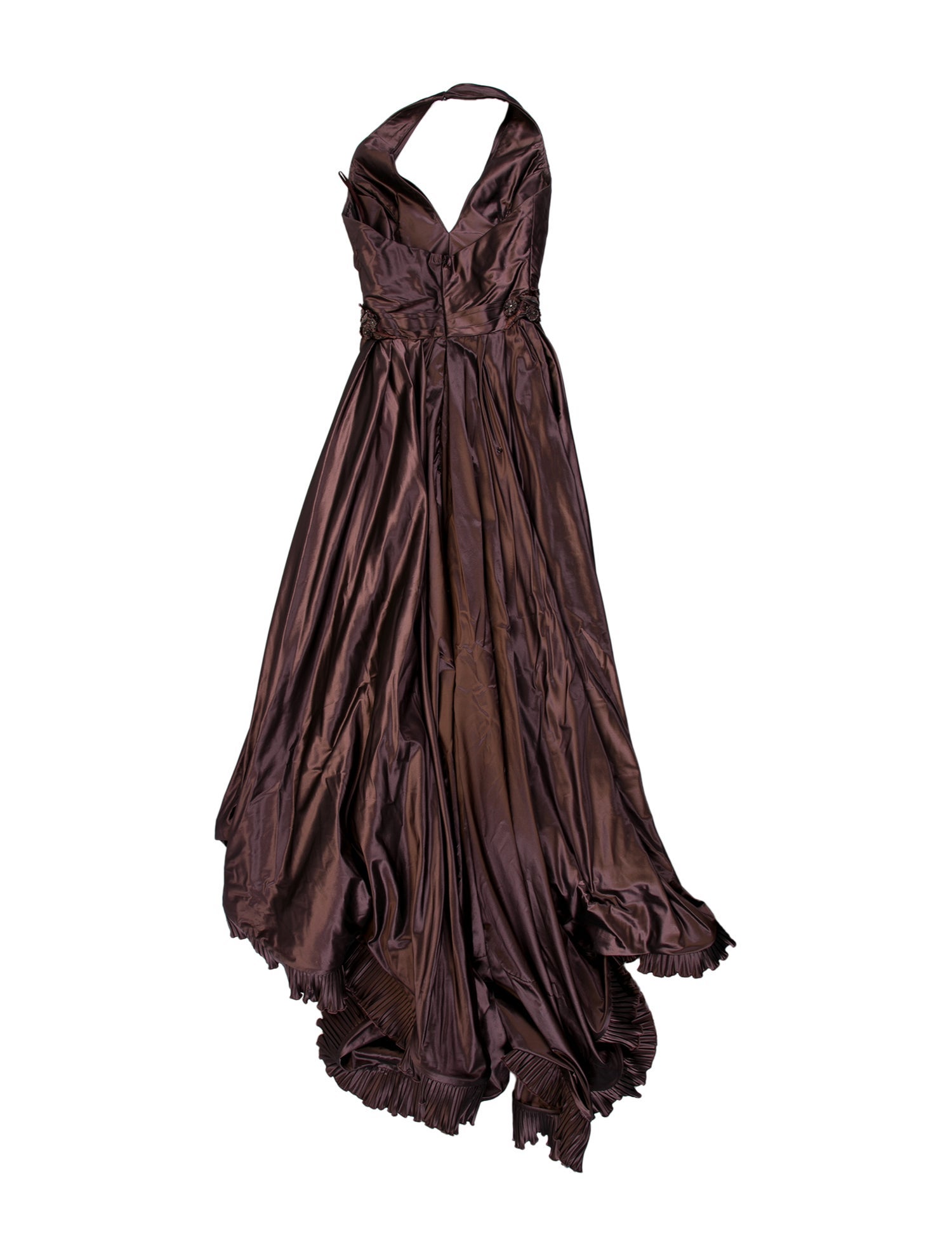 Roland Nivelais Silk Long Dress