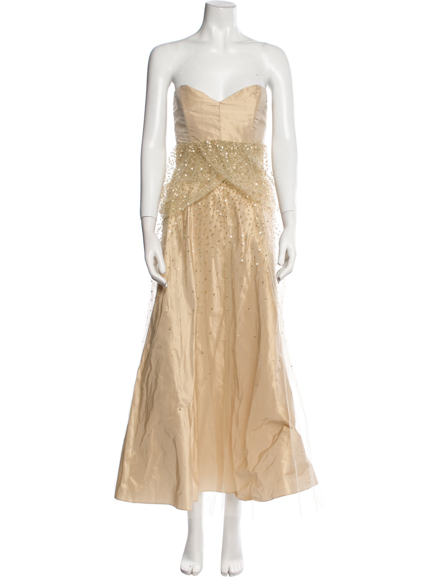 Roland Nivelais Silk Midi Length Dress w/ Tags