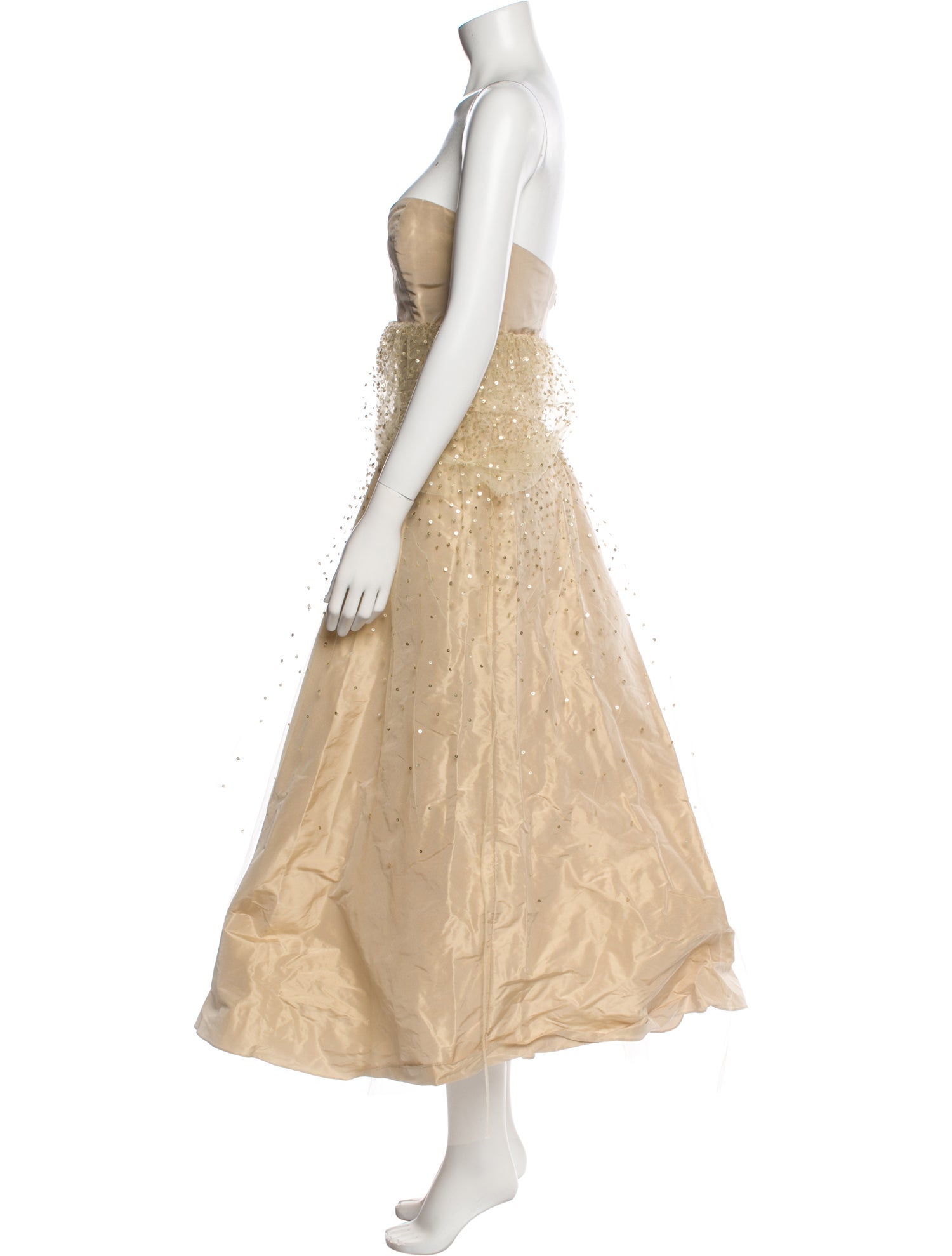 Roland Nivelais Silk Midi Length Dress w/ Tags