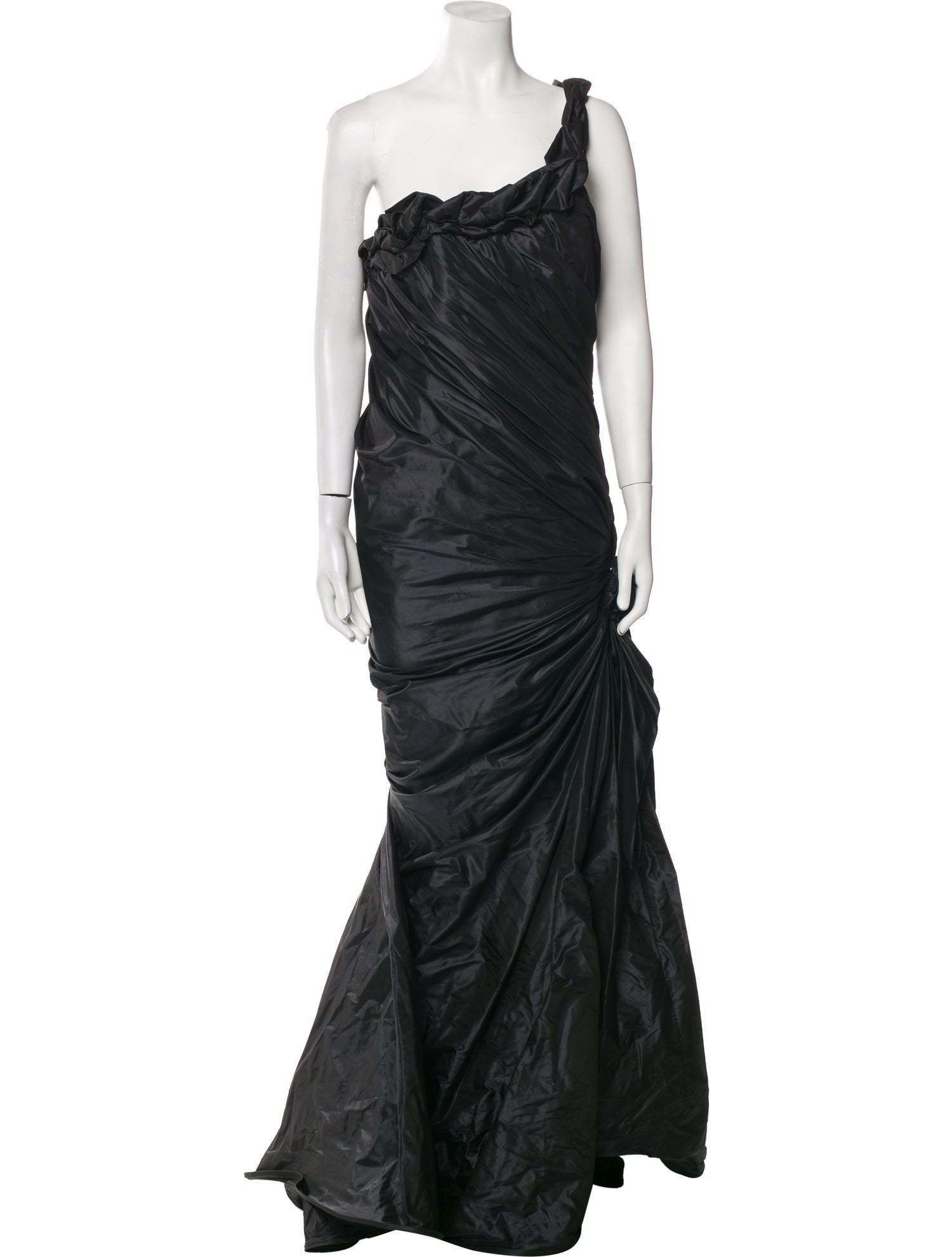 Roland Nivelais Silk Long Dress