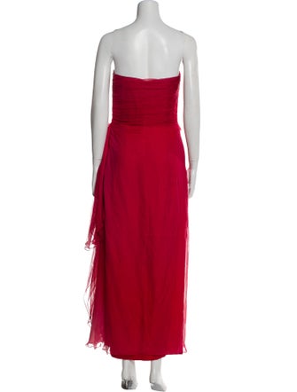Roland Nivelais Silk Long Dress