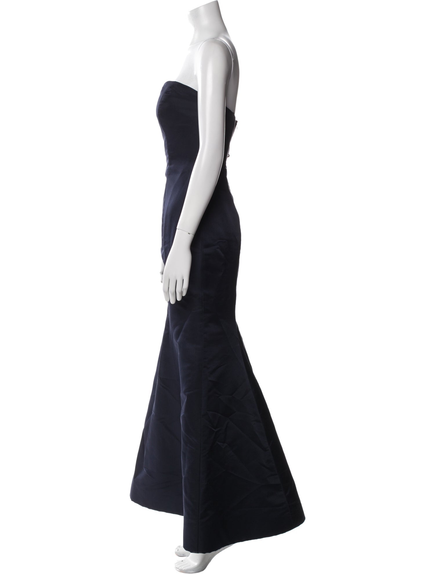 Roland Nivelais Silk Long Dress