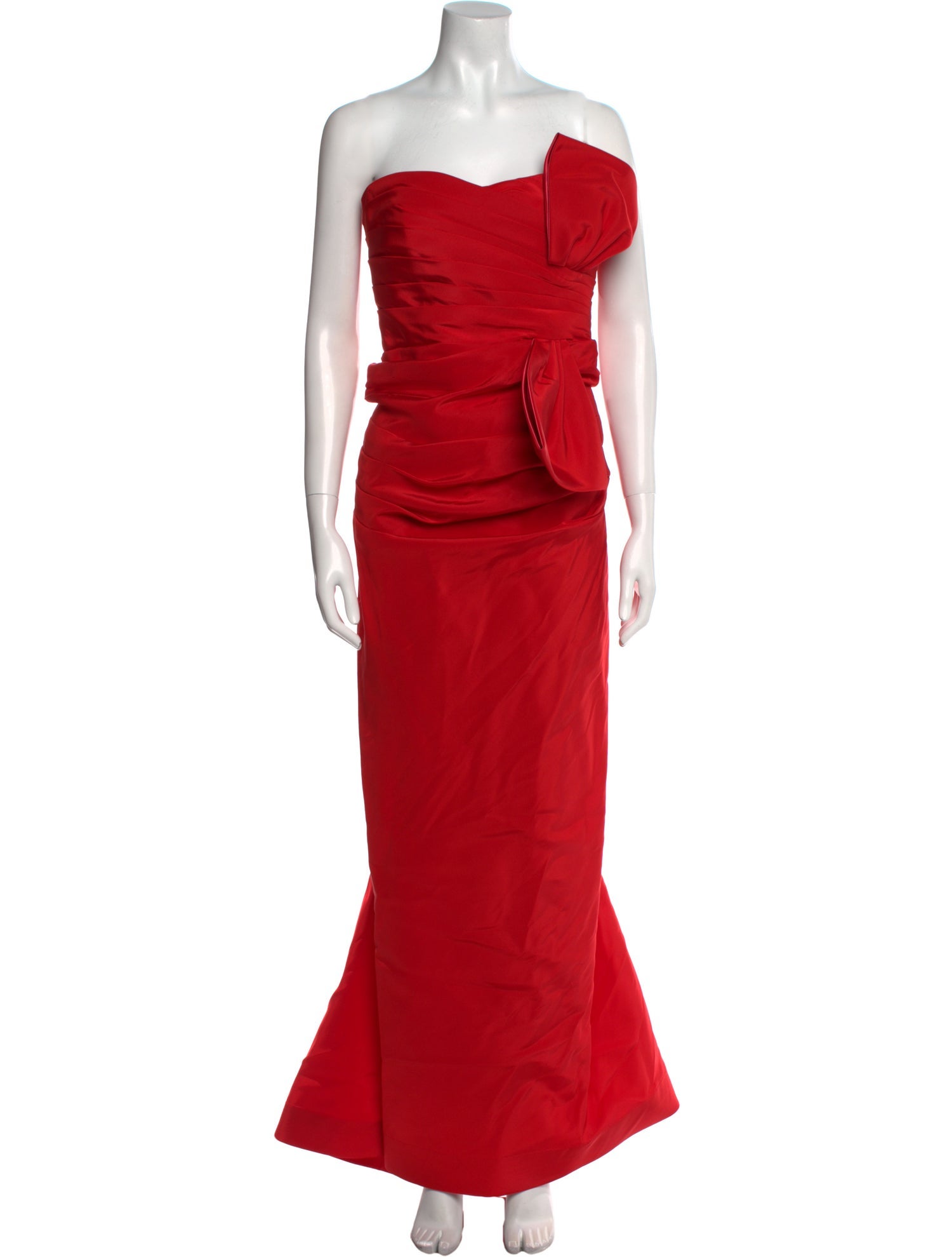 Roland Nivelais Silk Long Dress