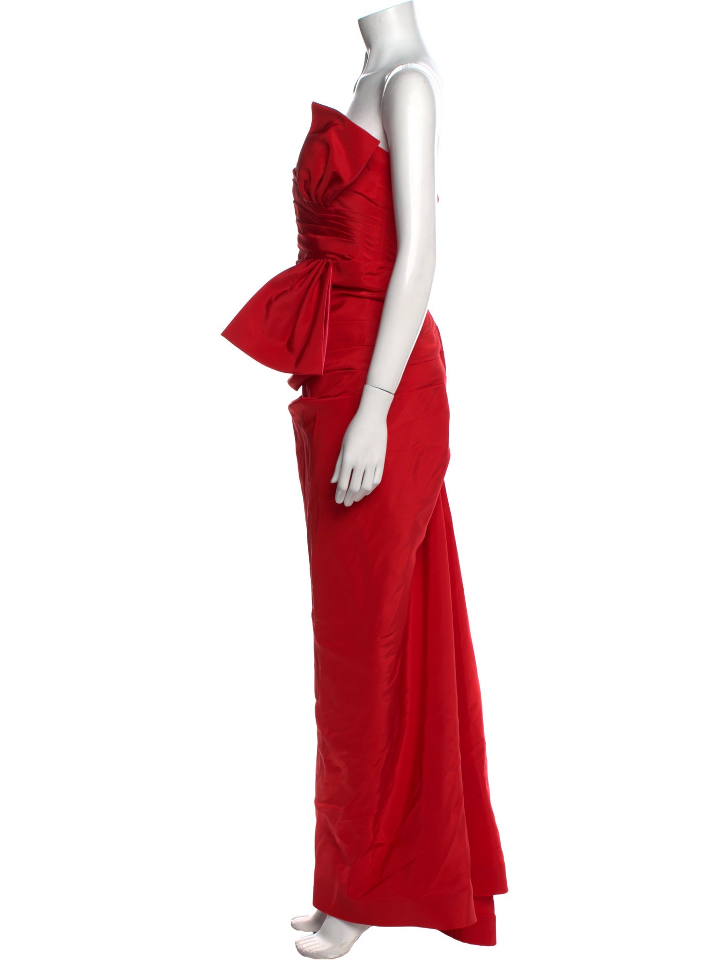 Roland Nivelais Silk Long Dress