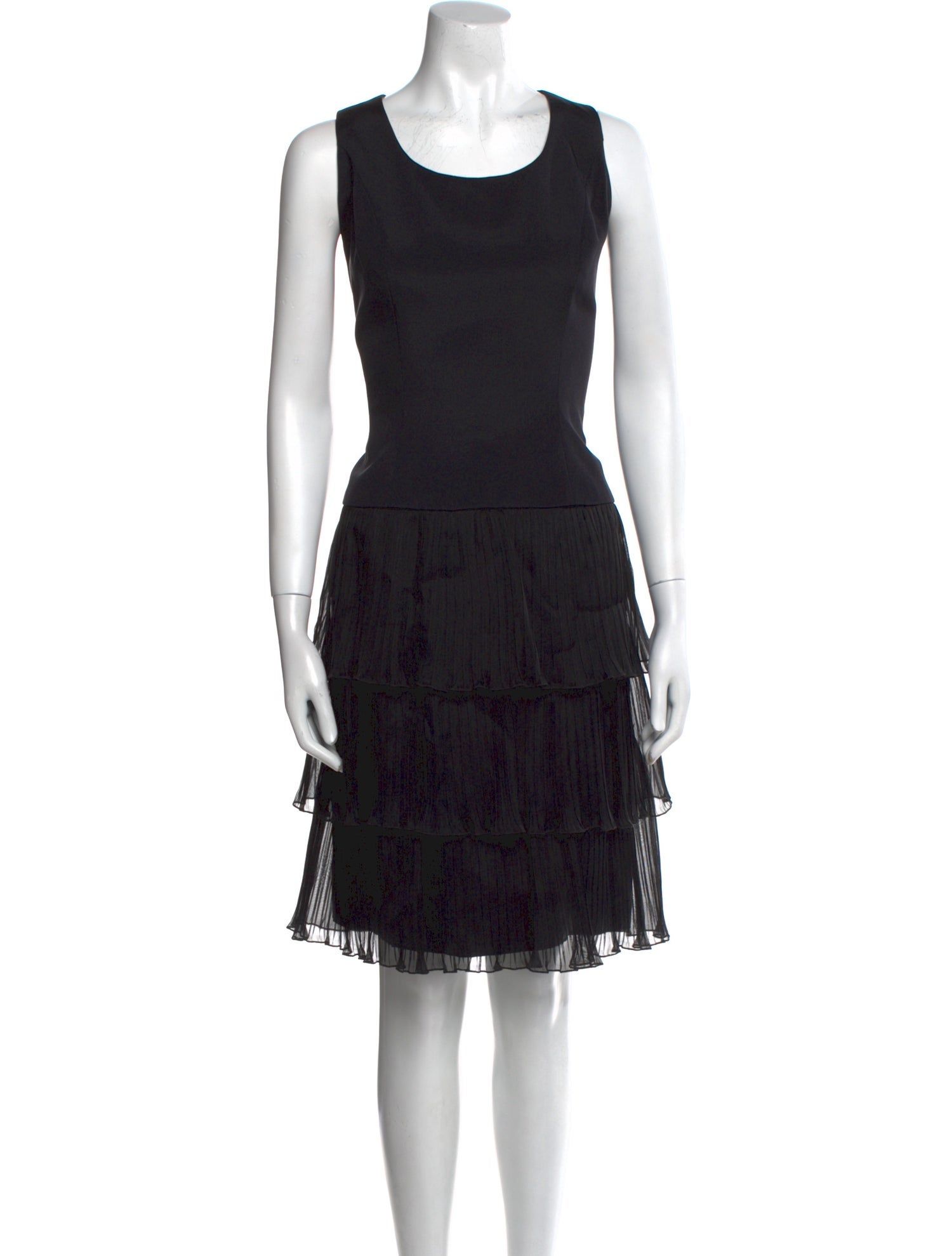 Roland Nivelais Silk Midi Length Dress