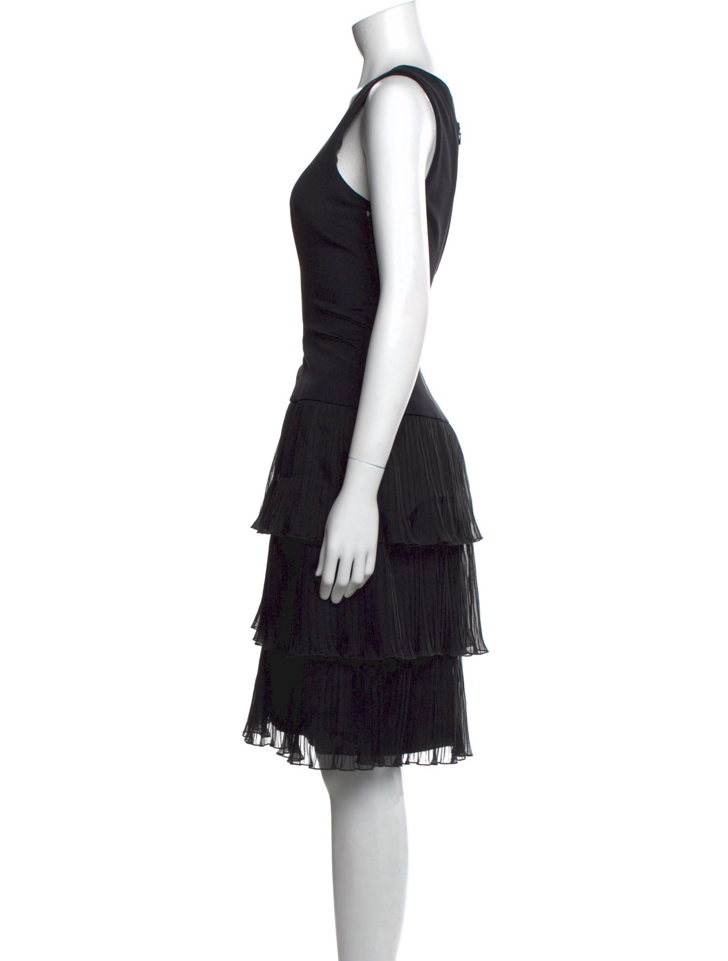 Roland Nivelais Silk Midi Length Dress