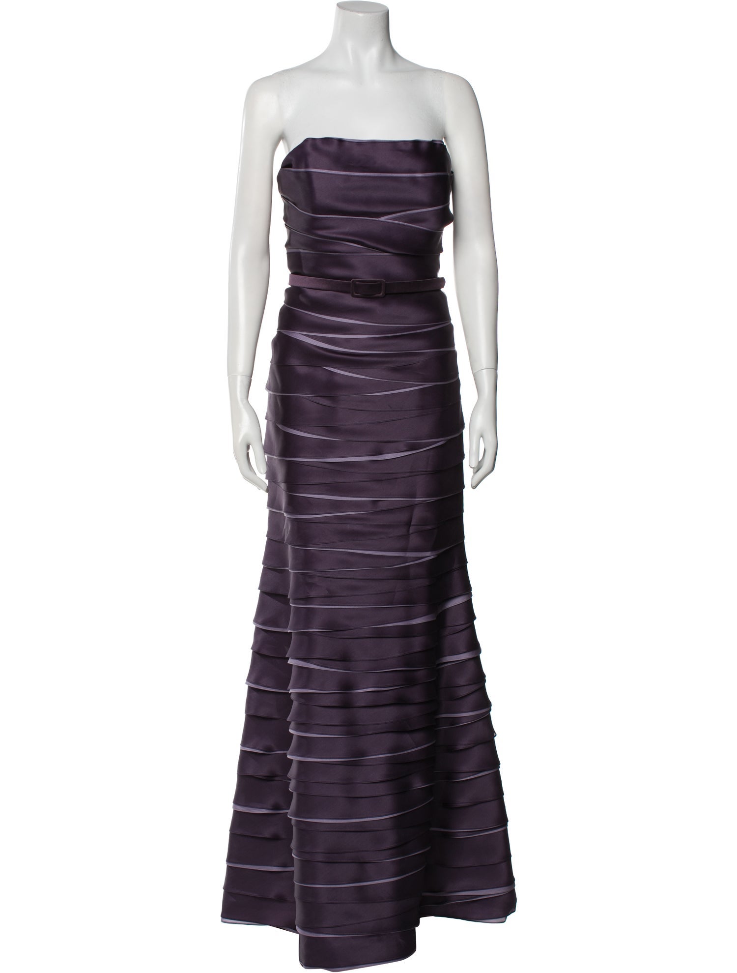 Roland Nivelais Silk Long Dress