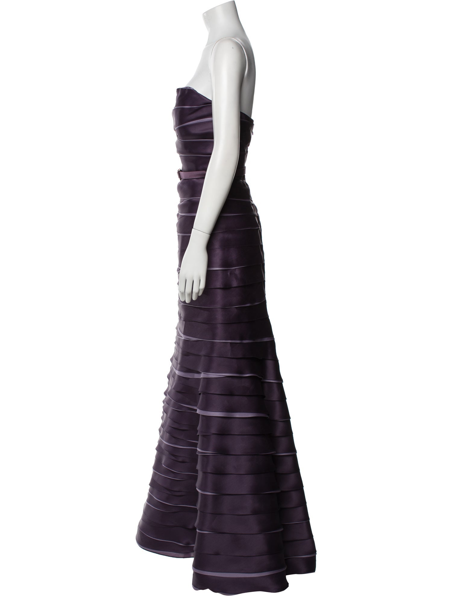 Roland Nivelais Silk Long Dress