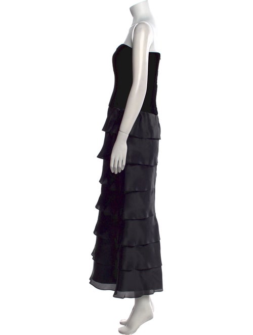 Roland Nivelais Silk Long Dress