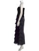 Roland Nivelais Silk Long Dress