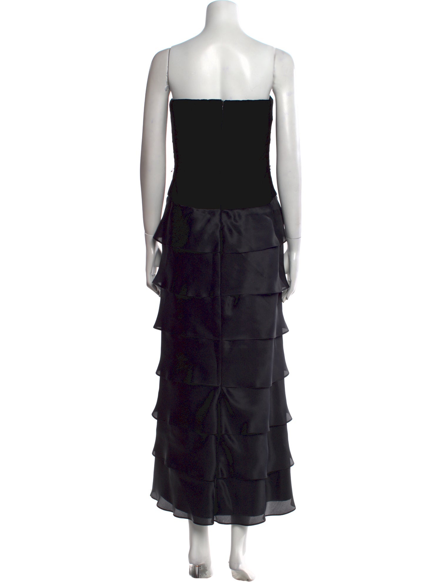 Roland Nivelais Silk Long Dress